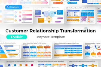 Customer Relationship Transformation Toolkit Keynote Presentation Template
